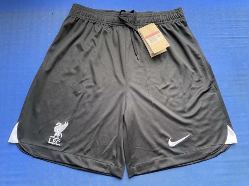 Player Version 2023/24 Liverpool Away Black Thailand Soccer Shorts-703