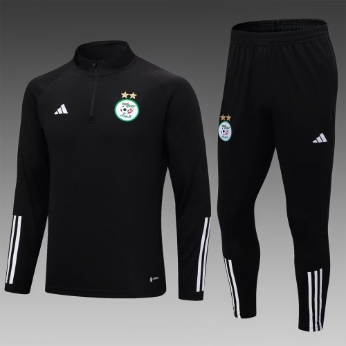 2023/24 Algeria Black Thailand Soccer Tracksuit Uniform-411/815