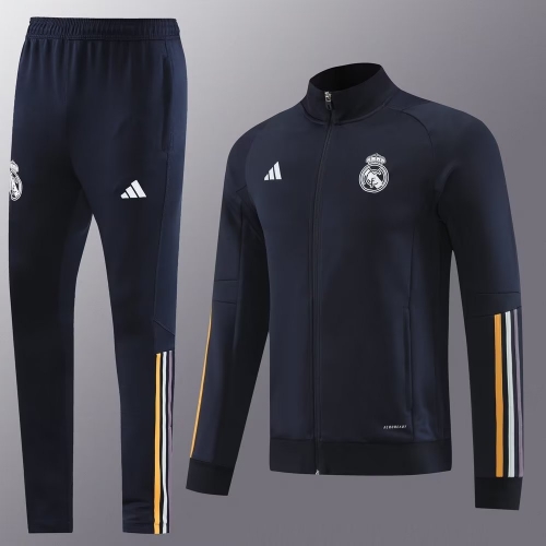 2023/24 Real Madrid Royal Blue Thailand Jacket Uniform-LH/801/411