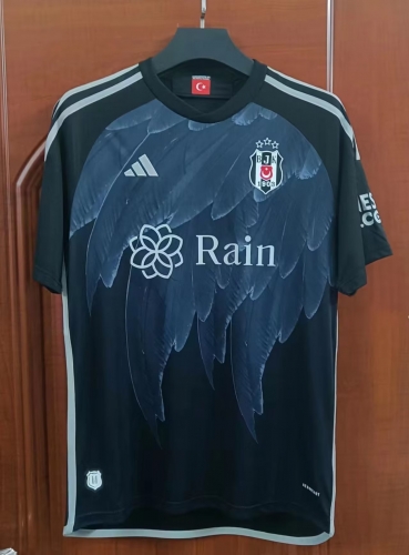 2023/24 Beşiktaş Away Black Thailand Soccer Jersey AAA-301