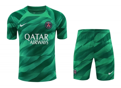 2023/24 Paris SG Goalkepeer Green Thailand Soccer Uniform-418