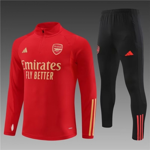 2023/24 Arsenal Red Soccer Tracksuit Uniform-801