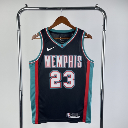 21 Season Retro Version Memphis Grizzlies NBA Black #23 Jersey-311
