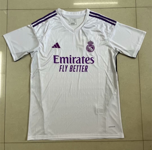 2023-24 Real Madrid Goalkepeer White Thailand Soccer Jersey AAA-407