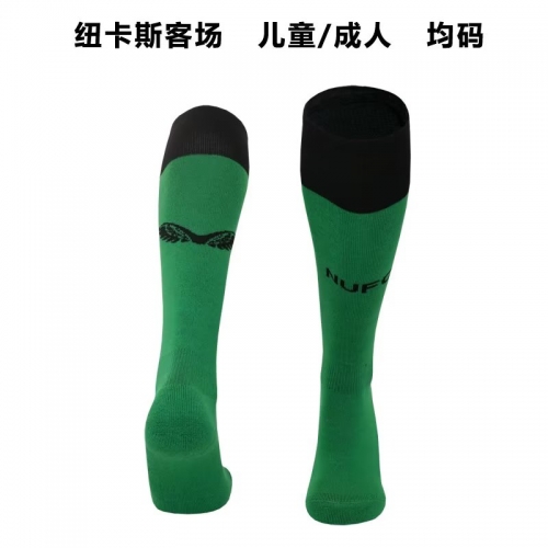 Kids/Adult 223/24 Newcastle United Away Green Soccer Socks