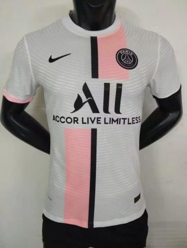 Player Version 2021/2022 Paris SG Away White Thailand Soccer Jersey AAA-MY