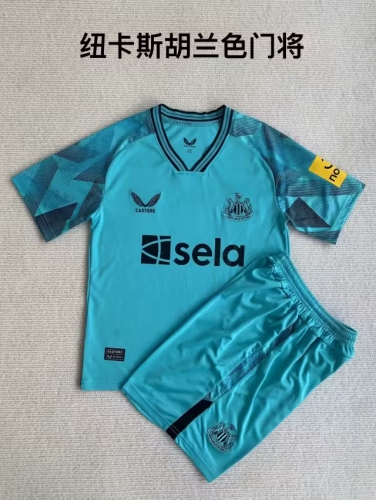 Kids 2023/24 Newcastle United Blue Kids/Youth Soccer Uniform-208