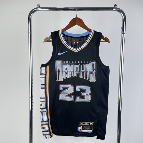 2023 Season City Version Memphis Grizzlies NBA Black #23 Jersey-311