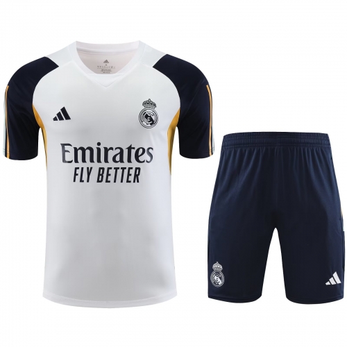 2023/24 Real Madrid White Thailand Soccer Training Uniform-418