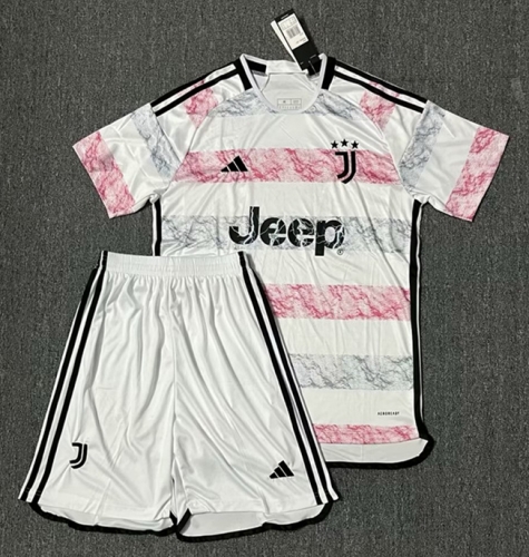 2023/24 Juventus Away White Soccer Uniform-SKE/302