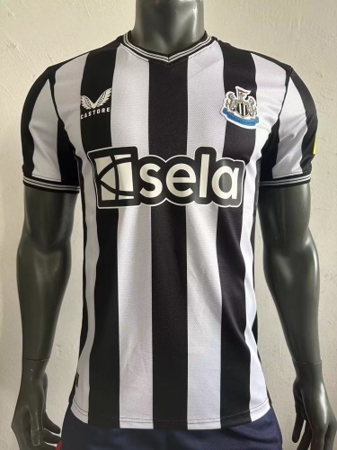 Player Version 2023/24 Newcastle United Home Black & Blue Thailand Soccer Jersey AAA-MY/308/703