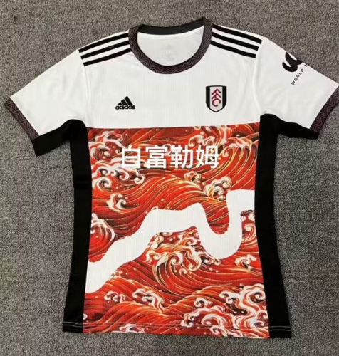 2023/24 Fulham F.C. Home White & Orange Thailand Soccer Jersey AAA-709