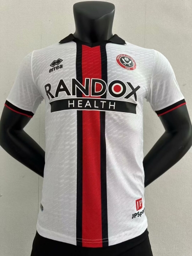 Player Version 2023/24 Sheffield Away Red & White Thailand Soccer Jersey AAA-16