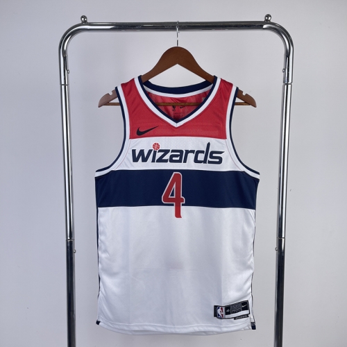 2023 Seasoin Washington Wizards Home White #4 NBA Jersey-311