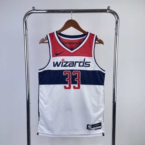 2023 Seasoin Washington Wizards Home White #33 NBA Jersey-311