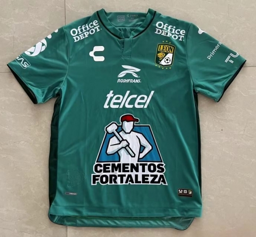 2023/24 Club León Home Green Thailand Soccer Jersey AAA-912