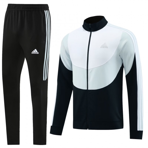 AJ15 # Addida 2022/23 Black & White Jacket Uniform-LH