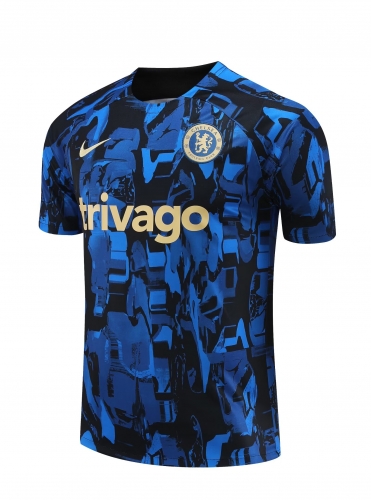 2023/24 Chelsea Blue & Black Thailand Training Soccer Jerseys-418