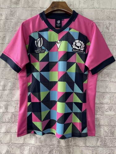2023 World Cup Scotland Pink Thailand Rugby Shirts-805