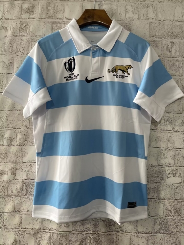 2023 World Cup Argentina Blue & White Thailand Rugby Shirts-805