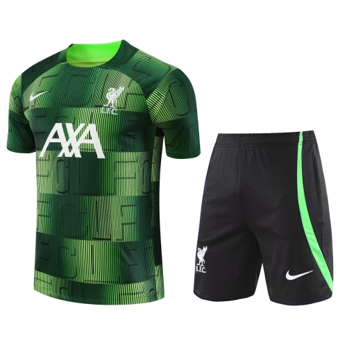 2023/24 Liverpool Green Thailand Soccer Training Uniform-418