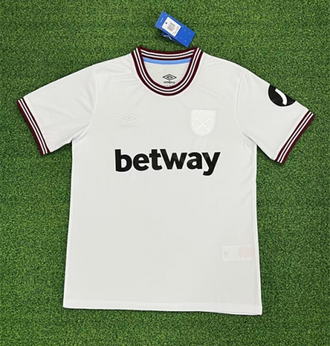 2023/24 West Ham United  Away White Thailand Soccer Jersey AAA-407/320/07