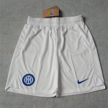 2023/24 Inter Milan Away White Thailand SoccerShorts-315