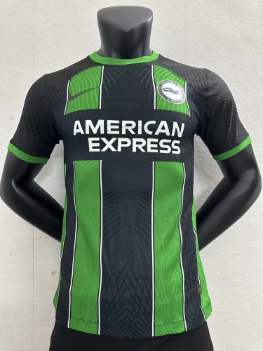 Player Version 2023/24 Brighton & Hove Albion Away Black & Green Thailand Soccer Jersey AAA-16