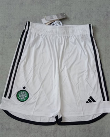 2023/24 Celtic Home White Thailand Soccer Shorts-315