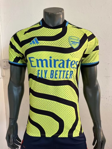 Player Version 2023/24 Arsenal Away Green Thailand Soccer Jersey AAA-MY/308/703