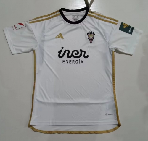 2023/24 Albacete Balompié Home White Thailand Soccer Jersey-301