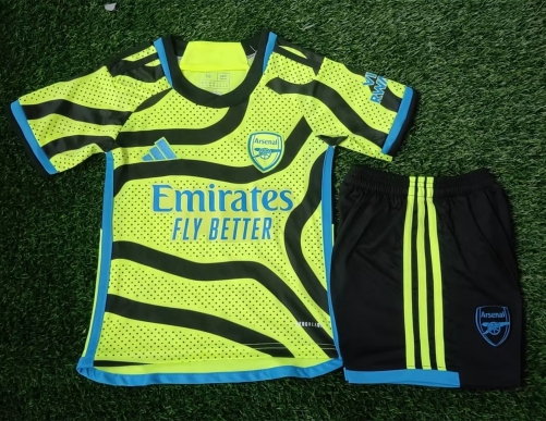 Kids 2023/24 Arsenal Away Green Kids/Youth Soccer Uniform-812/507