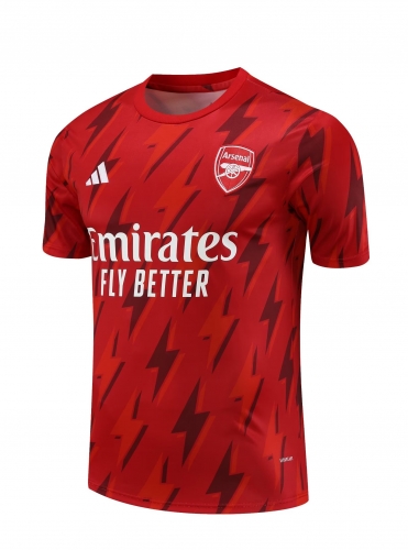 2023/24 Arsenal Red Shorts-Sleeve Thailand Soccer Jerseys-418
