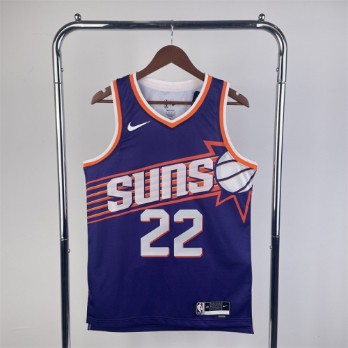 24 Season Phoenix Suns NBA  Away Purple #22 Jersey-311