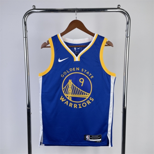 2023 Season Golden State Warriors NBA Away Blue #9 Jersey-311