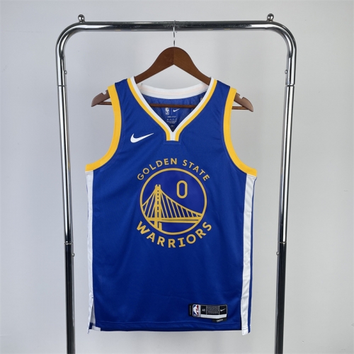 2023 Season Golden State Warriors NBA Away Blue #0 Jersey-311