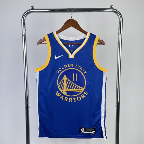 2023 Season Golden State Warriors NBA Away Blue #11 Jersey-311