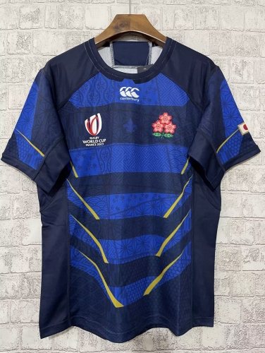 2023 World Cup Japan Away Blue Thailand Rugby Shirts-805