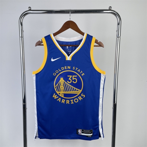 2023 Season Golden State Warriors NBA Away Blue #35 Jersey-311