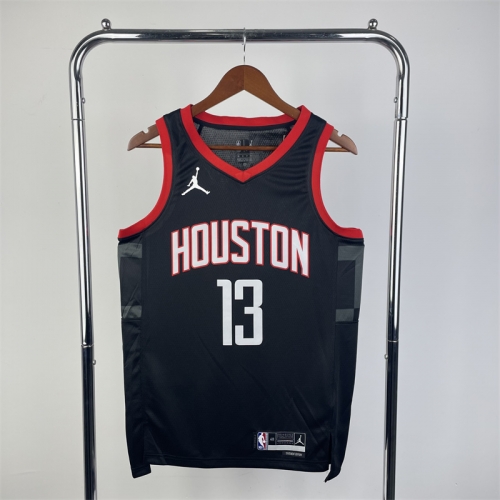 24 Season Feiren Limited Version Houston Rockets Black NBA #13 Jersey-311