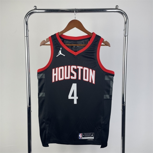 24 Season Feiren Limited Version Houston Rockets Black NBA #4 Jersey-311