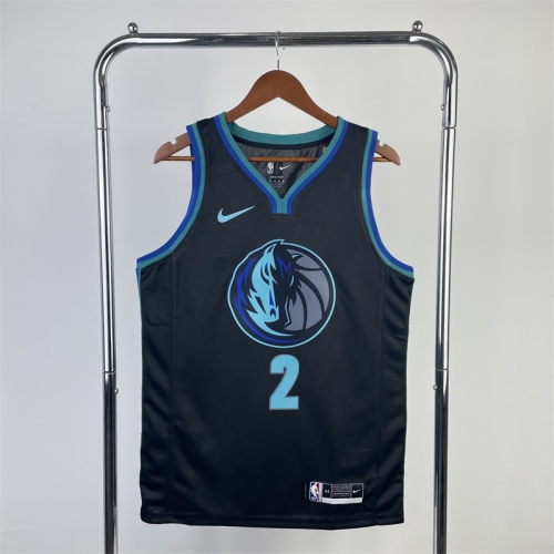 NBA Dallas Mavericks Black #2 Jersey-311