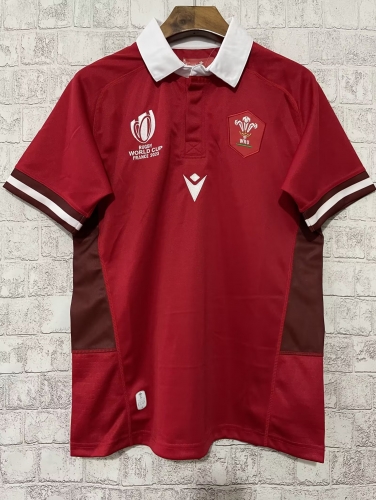 2023 World Cup Wales Home Red Thailand Rugby Jersey-805