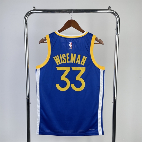 2023 Season Golden State Warriors NBA Away Blue #33 Jersey-311