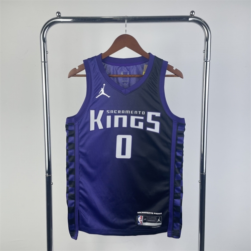 2024 Season Feiren Limited Version NBA Sacramento Kings Black & Purple #0 Jersey-311