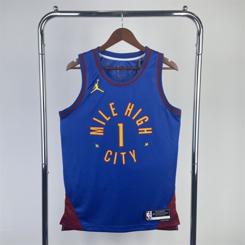 2023 Season Feiren Limited Version NBA Denver Nuggets Cai Blue #1 Jersey-311