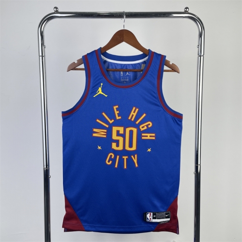 2023 Season Feiren Limited Version NBA Denver Nuggets Cai Blue #50 Jersey-311