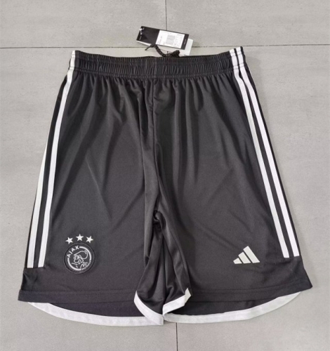 2023/24 Ajax 2nd Away Black Thailand Soccer Shorts-315