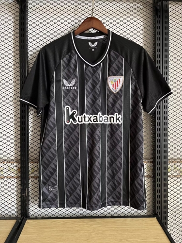 2023/24 Athletic Bilbao Goalkepeer Black Thailand Soccer Jersey AAA-711