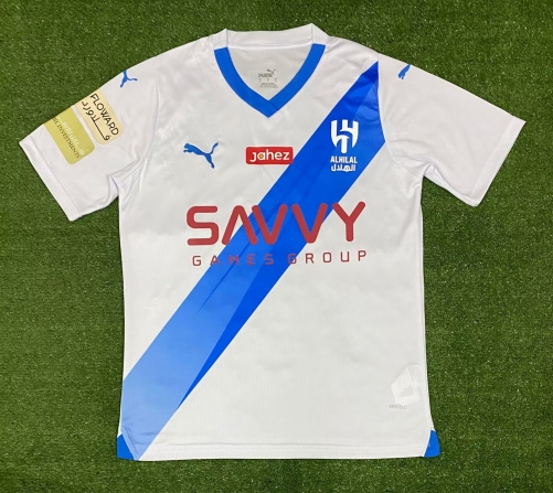 2023/24 Al Hilal FC Away White Thailand Soccer Jersey AAA-PF/709/416